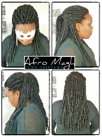 Afro Magh Euro crochet braid soft fausse dread